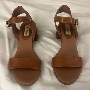 Steve Madden ankle strap low heels